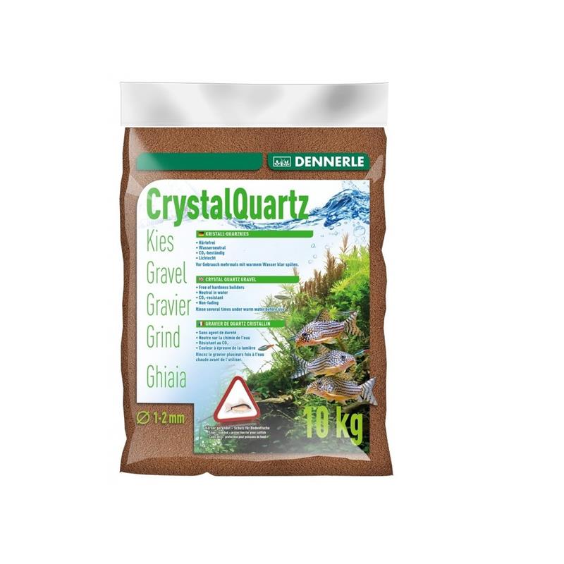 Nisip Dennerle Crystal Quartz Gravel light brown 10 kg - imagine 3